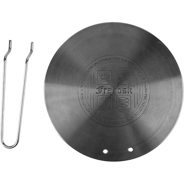 Индукционный адаптер со съемной ручкой;сталь нерж.;D=14,5,L=28см