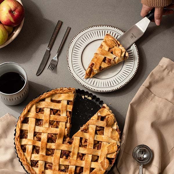 Лопатка изогнутая;сталь нерж.,полипроп.;,L=35/21,B=4см;металлич.,черный