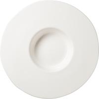 Тарелка для пасты «Афрос»;кост.фарф.;D=33,H=4см;слон.кость