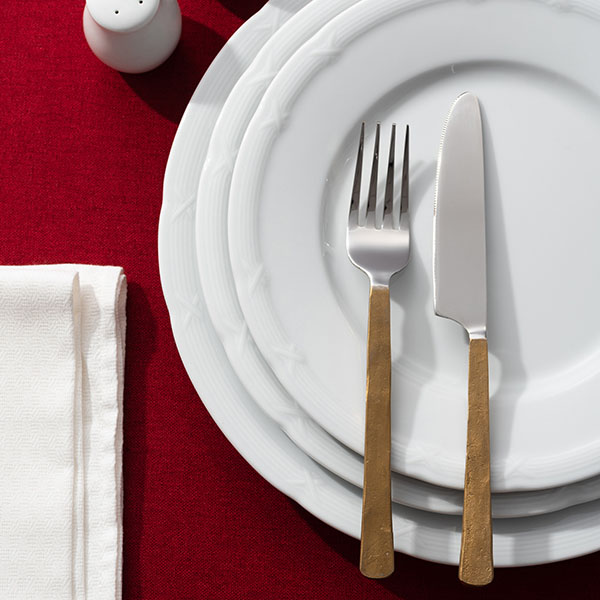 Нож столовый «Концепт №9»;сталь нерж.;,L=23см;золотой,металлич.