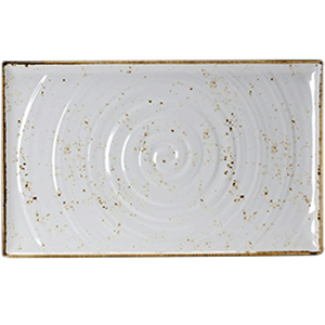 Блюдо «Крафт Вайт» прямоугольное GN 1/1;пластик;,L=53,B=32,5см;белый,коричнев.