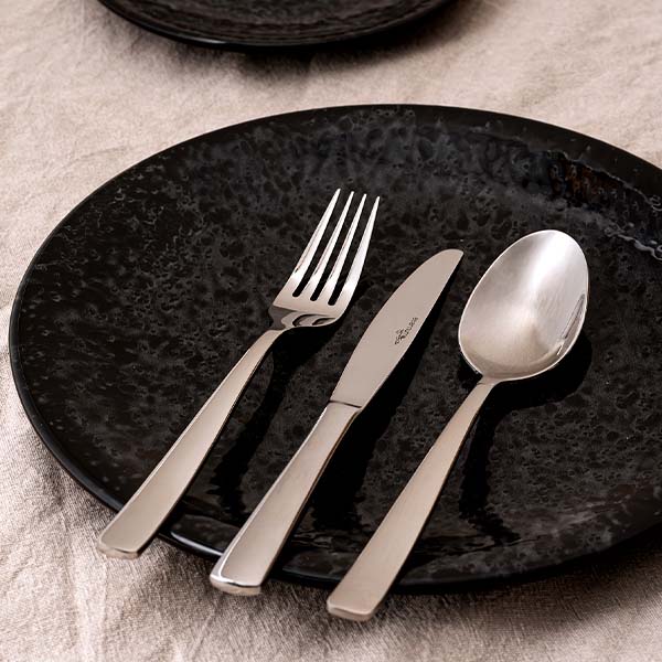 Вилка столовая «Атлантис»;сталь нерж.;,L=210/75,B=4мм;металлич.