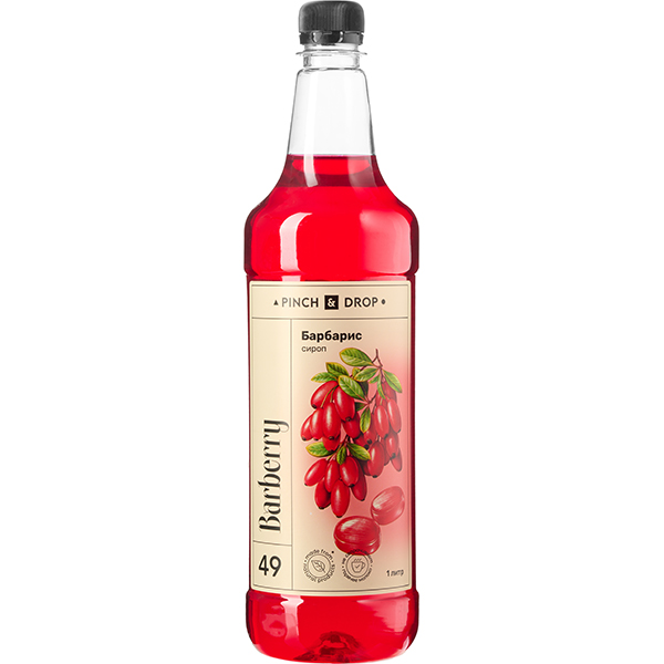 Сироп «Барбарис» Pinch&Drop;пластик;1л;D=81,H=301мм