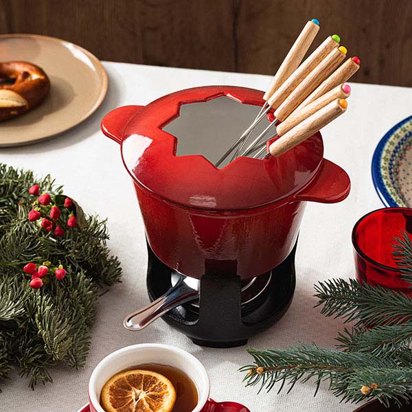 Фондю (10 предм.);чугун;1,5л;D=16см