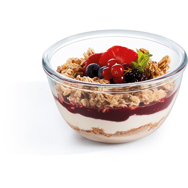 Салатник «Кокон»;стекло;400мл;D=120,H=64мм;прозр.