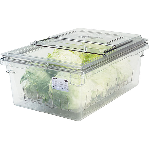 Контейнер для продуктов;поликарбонат;49,2л;,H=23,L=66,B=46см;прозр.