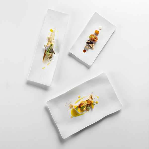 Блюдо для подачи «Гастро Маттэ» прямоугольное;фарфор;,L=25,B=14см;белый,матовый