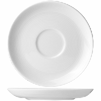 Блюдце «Это»;фарфор;D=120,H=35мм;белый