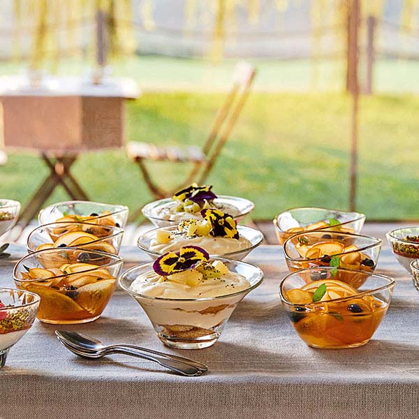 Салатник «Ариа»;стекло;250мл;D=133,H=70мм;прозр.