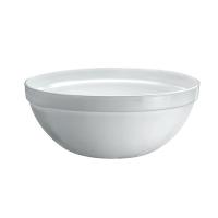 Салатник «Перформа»;стекло;1,6л;D=215,H=80мм;белый