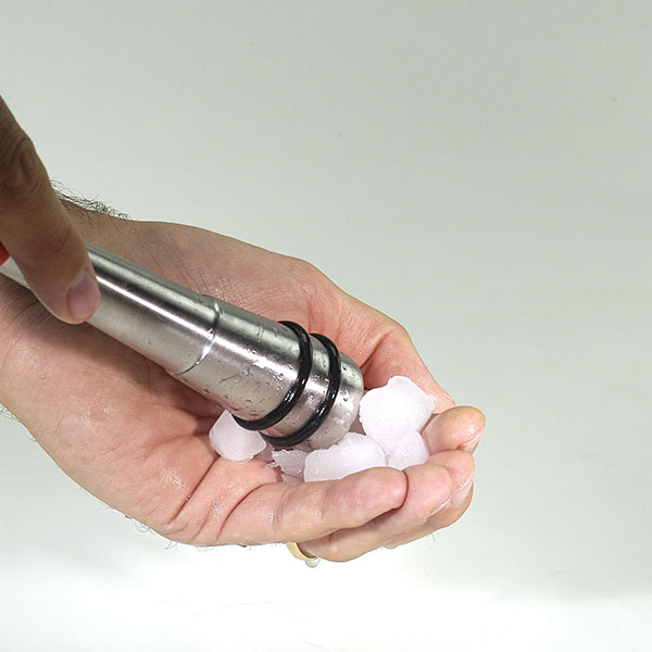 Мадлер;сталь нерж.,абс-пластик;D=3,L=23см;серебрист.,оранжев.