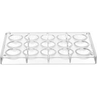 Форма для шоколада «Полусфера»[15шт];пластик;D=39,H=175,L=275мм