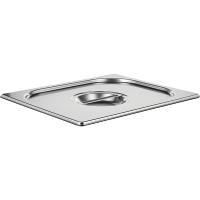 Крышка для гастроемкости GN 1/2;сталь нерж.;,H=30,L=330,B=275мм;металлич.