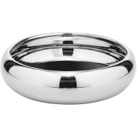 Салатник «Сфера»;сталь нерж.;D=24см;металлич.