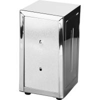 Диспенсер д/салфеток;сталь нерж.;,H=18,L=15,B=12см;металлич.