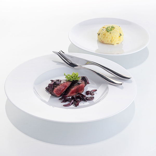 Блюдо «Эсс Класс»;фарфор;D=33,H=3см;белый