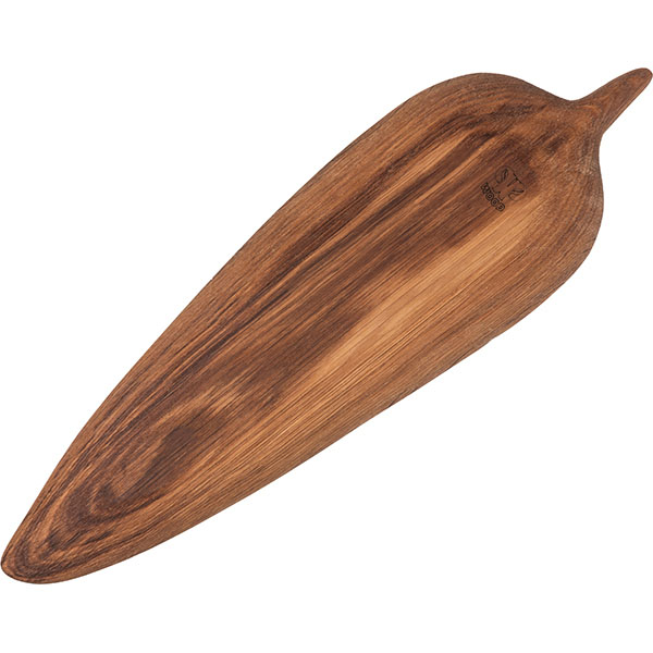 Блюдо «Ива» светлый дуб;,H=3,L=44,B=13см