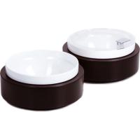 Салатник с крышкой на подставке;пластик,полиэтилен;D=26,5,H=23,L=37,B=28см