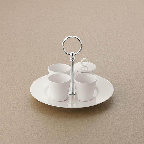 Соусник «Пьюрити»;эко-кост. фарф.;190мл;D=82мм;белый