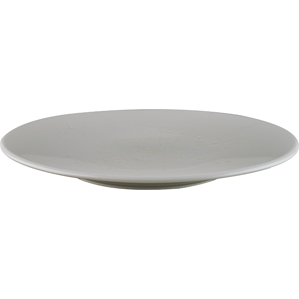 Тарелка «Космос» плоская;керамика;D=26см;белый