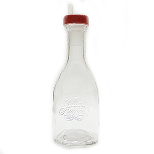 Бутылка для масла и уксуса;стекло,пластик;0,55л;D=85,H=230,L=70,B=70мм;прозр.
