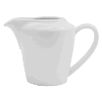 Молочник «Симлисити Хармони»;фарфор;142мл;D=35,H=80,L=130,B=75мм;белый