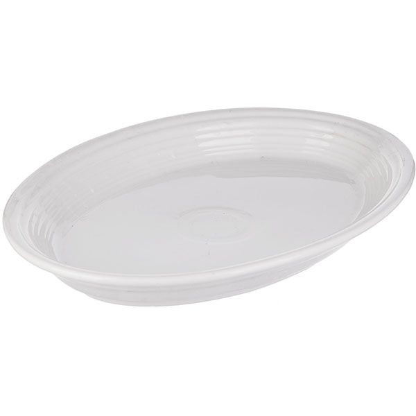 Блюдо овальное;фарфор;,H=2,L=31,B=31см;белый