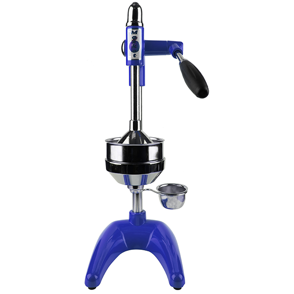 Пресс для цитрусовых и граната;сталь нерж.;D=11,H=49,L=24,B=19см;синий