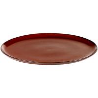 Тарелка мелкая;керамика;D=220,H=15мм;коричнев.