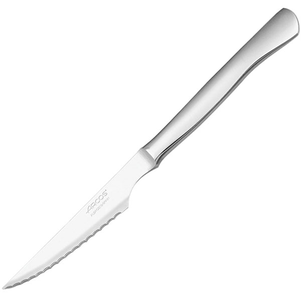 Нож для стейка;сталь нерж.;,L=220/110,B=18мм;металлич.