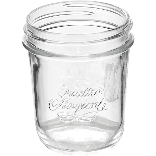 Банка для подачи «Кватро Стаджони» круглая без крышки;стекло;320мл;D=89,H=108мм;прозр.
