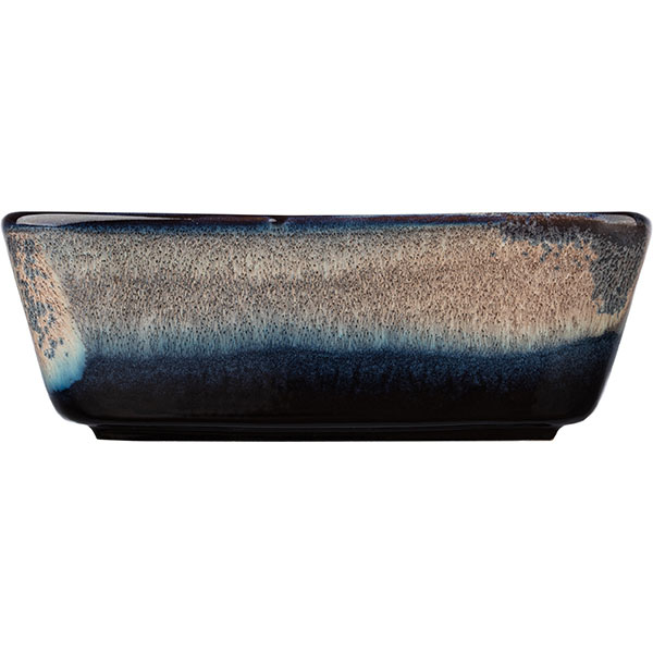 Салатник «Пати»;фарфор;0,6л;,L=15,B=15см;серый,синий