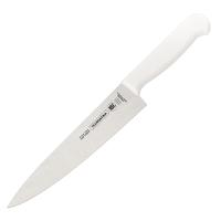 Нож поварской «Профешионал Мастер» для мяса;сталь нерж.,пластик;,L=33/20см;белый,металлич.