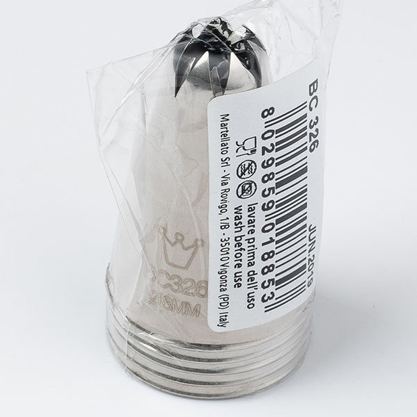 Насадка кондитерская «Закрытая звезда»[5шт];сталь нерж.;D=30/8,H=45мм