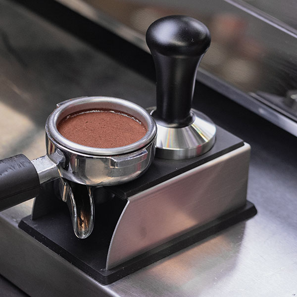 Темпер для кофе;сталь нерж.,дерево;D=57,H=95мм;стальной,черный