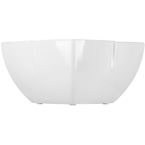 Салатник;пластик;4,26л;,H=12,7,L=25,4,B=25,4см;белый