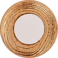 Тарелка пирожковая «Арборесценс»;фарфор;D=16,H=2см;,золотой