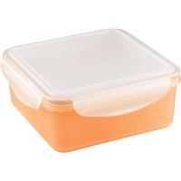 Контейнер для продуктов «Смарт Лок» с крышкой для СВЧ;полипроп.;1л;,H=7,L=16,B=16см;прозр.,в ассорт.