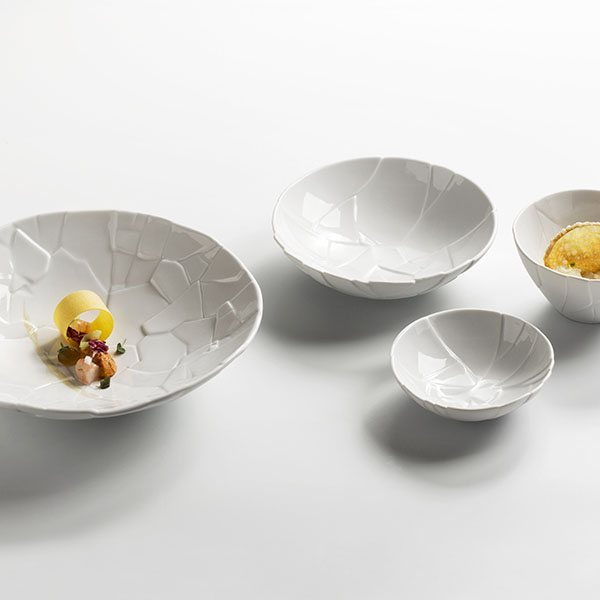 Салатник «Тренкадис»;фарфор;0,8л;D=25см;белый