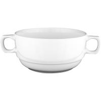 Чашка бульонная «Белая» Принц;фарфор;380мл;,H=63,L=117,B=155мм;белый