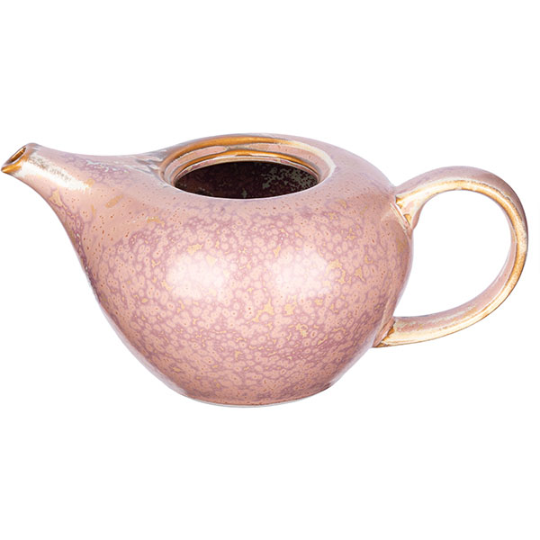 Чайник заварочный «Пион»;фарфор;0,7л;D=69,H=113,L=213мм;розов. Чайник заварочный «Пион»;фарфор;0,7л;D=69,H=113,L=213мм;розов.