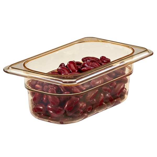 Гастроемкость термост.;пластик;0,6л;,H=65,L=180,B=150мм;желт.