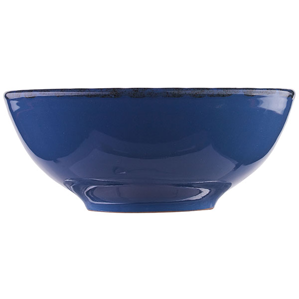 Салатник «Синий крафт»;керамика;450мл;D=135,H=55мм;голуб.