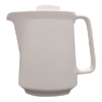 Кофейник «Кашуб-хел» с крышкой;фарфор;0,6л;D=85,H=130,L=150,B=90мм;белый