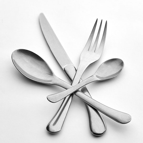 Нож столовый «Студио Недда» винтаж;сталь нерж.;,L=230,B=23мм;металлич.