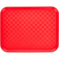 Поднос прямоугольный;полипроп.;,L=46,B=36см;красный
