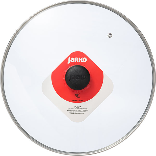 Крышка;стекло,пластик;D=32см;прозр.,черный