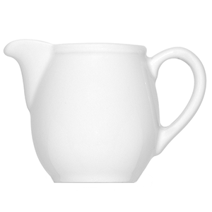 Молочник с ручкой «Бонн»;фарфор;100мл;,H=68,L=95мм;белый