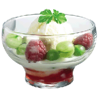 Креманка «Гэлэкси»;стекло;320мл;D=107/55,H=65мм