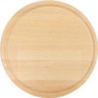 Доска разделочная;бук;D=30,H=15см;бежев.